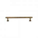 M Marcus Heritage Brass Stepped Design Cabinet Pull with 16mm Rose 128mm Centre to Centre